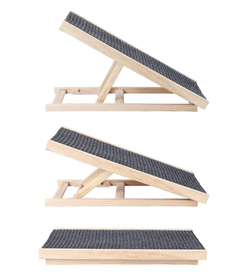 Dog Ramp Wooden Portable Adjustable